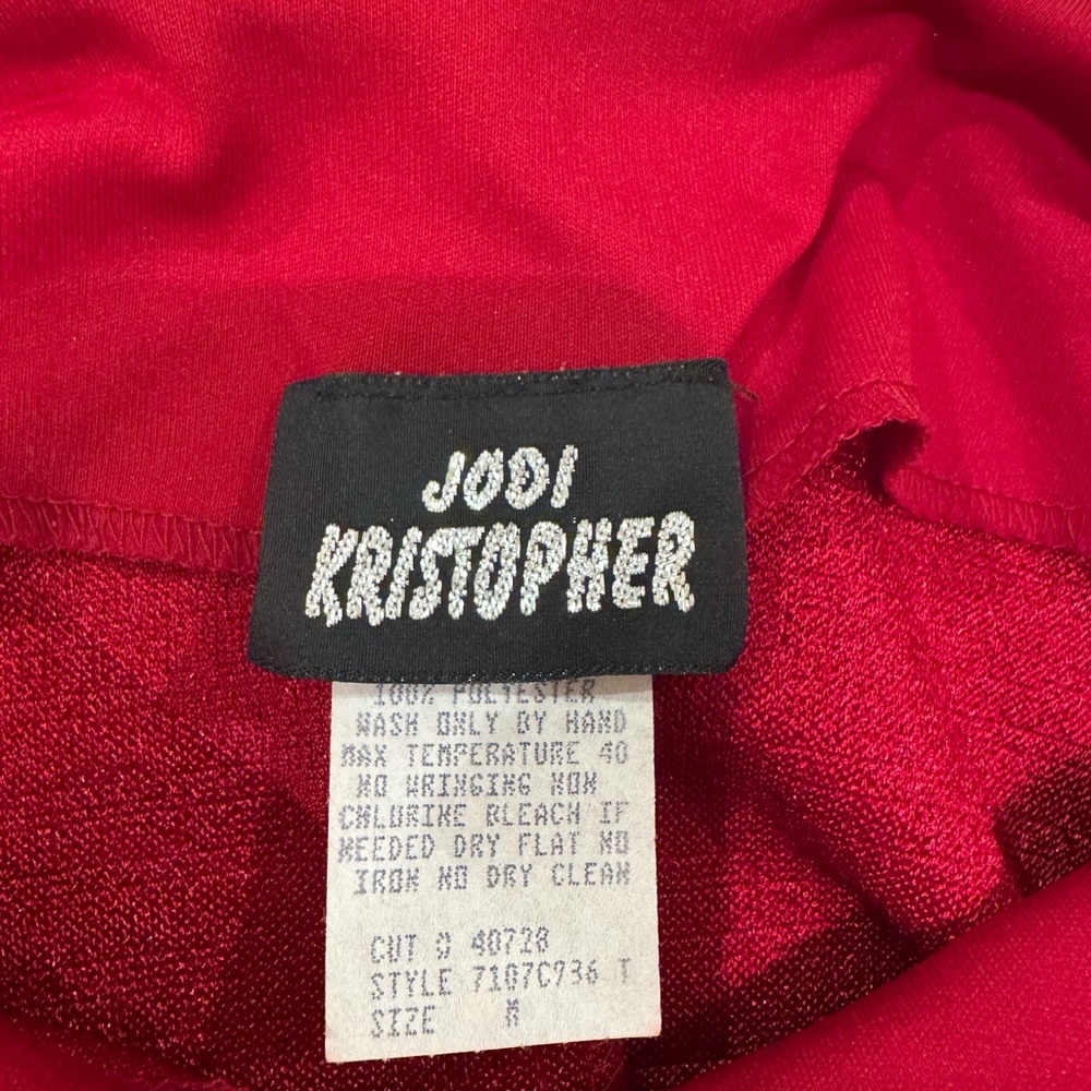 Jodi Kristopher Vibrant Red Attire